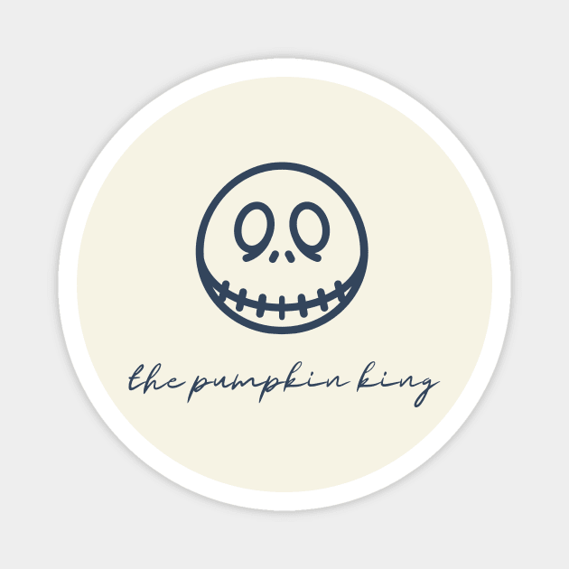 The Pumpkin King Magnet by Delally